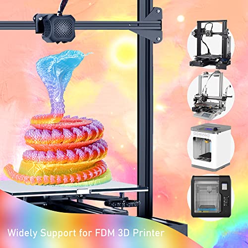 Natural Rainbow PLA 3D Filament (35.2 Ounce)