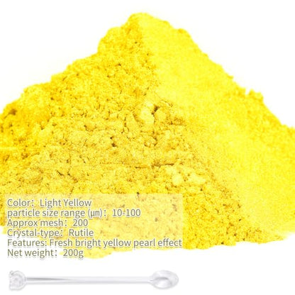 Mica Powder 7.05OZ（200g） (7.0548 Ounce)