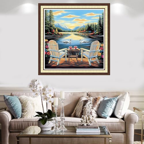 Counted Cross Stitch Kits for Adults Full Range of Cross Stitching Embroidery Unprinted Pattern for Beginners