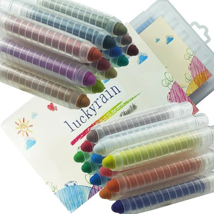 Non toxic Dustless Chalk for Kids (24 Count)
