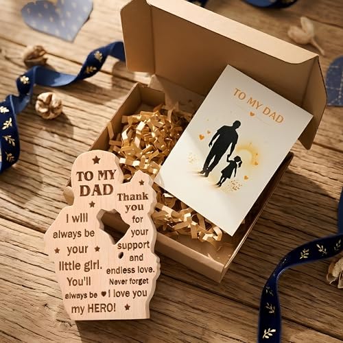To my dad from daughter wooden plaque