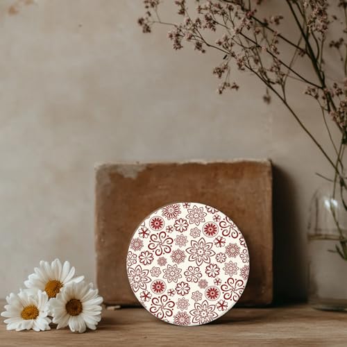 Lace Flowers Polymer Clay Texture Sheets Geometric Flowers Silicone Texture Stamp Clay Texture Mat Modeling Pattern Pad Texture Sheets for Jewelry and Clay Earrings Tools