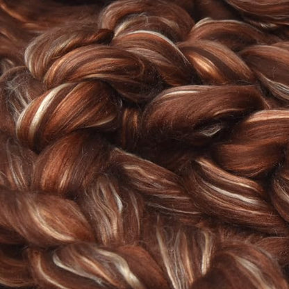 Merino Silk Luxe Tonal Designer Blend. Superfine Merino