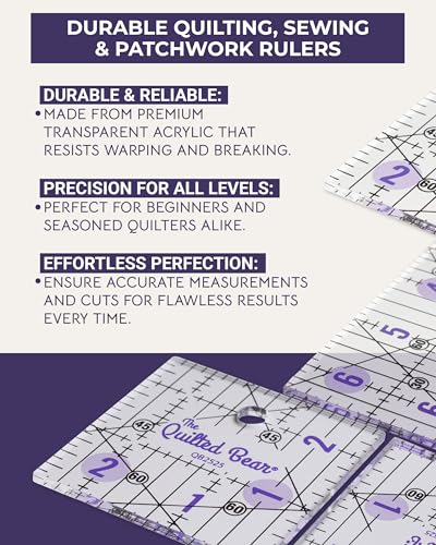 Rectangular Acrylic Quilting Ruler