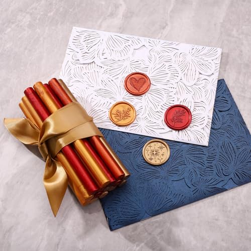 15Pcs Glue Gun Sealing Wax Sticks for Wax Seal Stamp (15 Count)