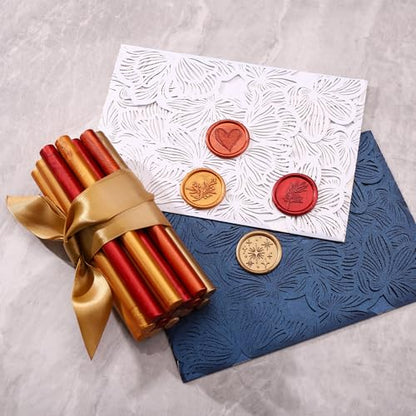 15Pcs Glue Gun Sealing Wax Sticks for Wax Seal Stamp (15 Count)