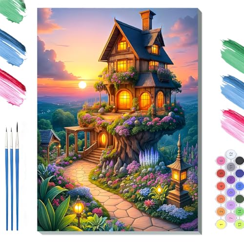 Paint by Numbers Kit for Adults Framed
