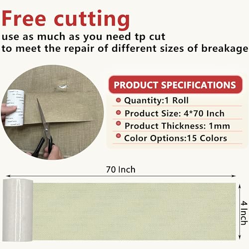 Linen Repair Tape 4x70 Inch Self