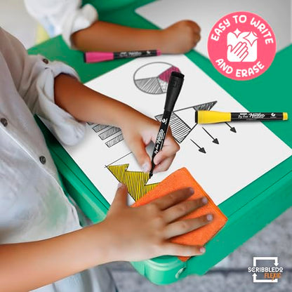 Large Grid Dry Erase Sheets 11”x14” Math Practice Small White Board Sheets Math Manipulatives Quad Graph Whiteboard Sheets Math Supplies Homeschool Teacher Students Classroom Pack of 10 (10 Count)
