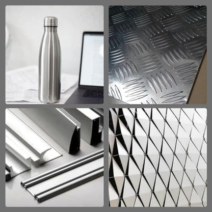 2 Pack 6061 T651 Aluminum Sheet Metal 12" x 12" x 1 (2 Count)
