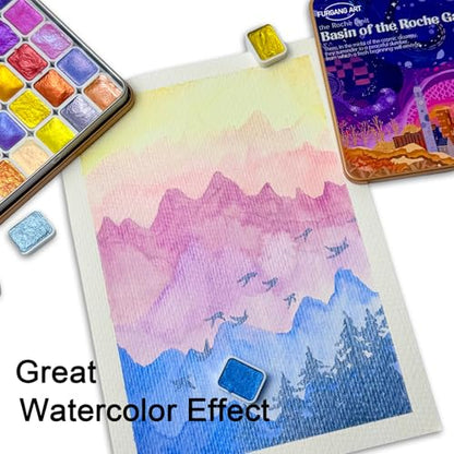 Mini Shifting Metallic Watercolor Paint Set 30 Color
