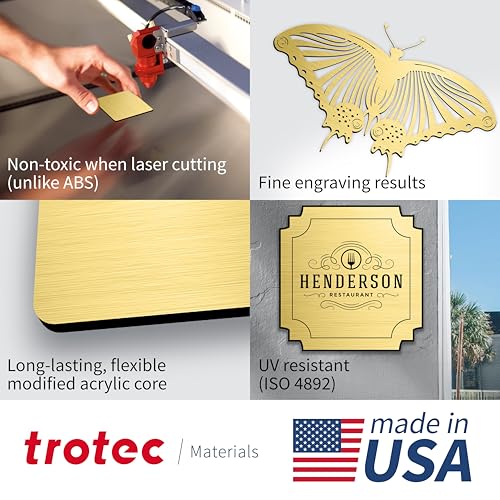Metallic Looking Acrylic Sheet (4 Count)