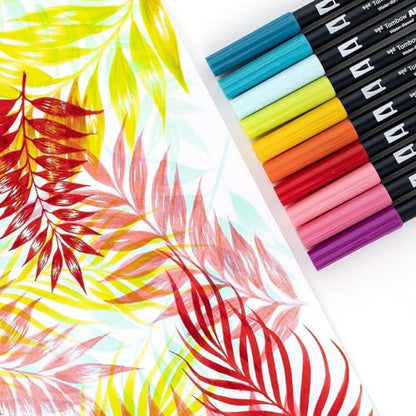 56189 Dual Brush Pen Art Markers (10 Count)