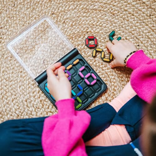 IQ Digits Compact Travel Logic Game with 120 Number Challenges