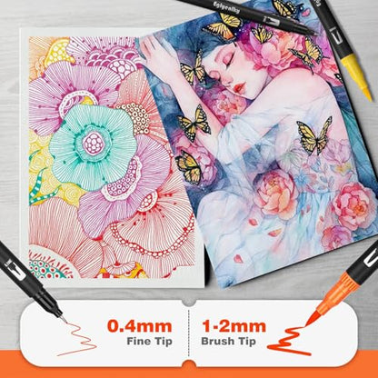 Dual Brush Pens (100 Count)