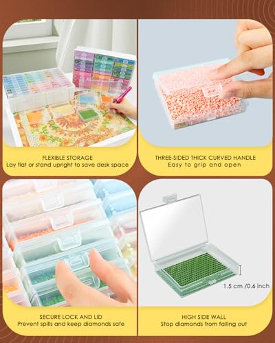 Diamond Art Trays with Lids (30 Count)