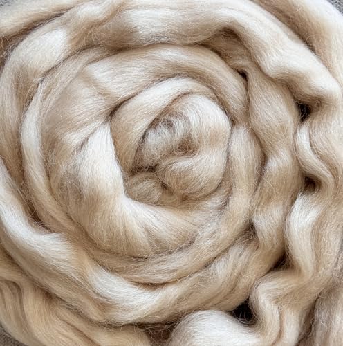Colored Natural Wool roving