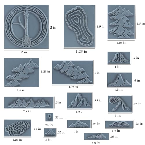 Fantasy Map Making Stamp Kit (16 Count)