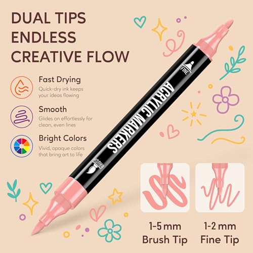 Acrylic Paint Markers (36 Count)