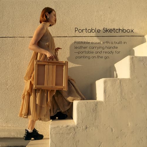 Portable Tabletop Easel for Painting
