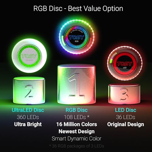Flying Disc 108 RGB Multicolor LEDs