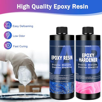 Epoxy Resin Kit for Beginners (32 Fl Oz)