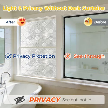 Window Privacy Film Decorative Non