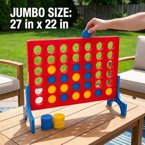 Giant 4 in a Row Outdoor Board Game