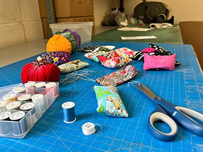 Needle Sharpening Velvet Emery Pin Cushion for Sewing with Turkish Emery Sand