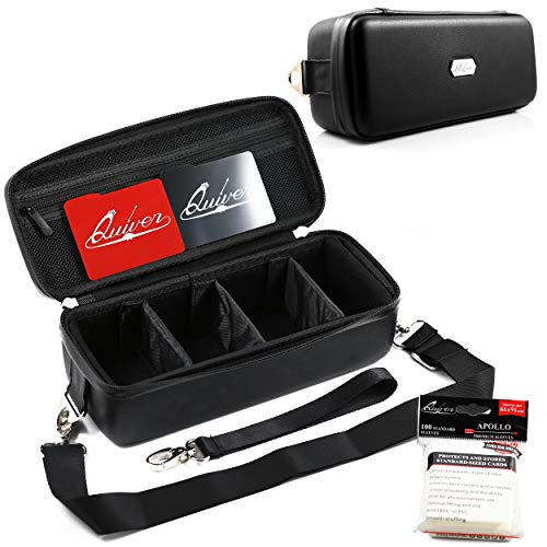 Black Bolt Card Carrying Case fits PM Cards and other TCG Games