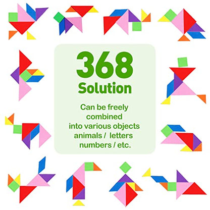 Travel Tangram Puzzle with 2 Set