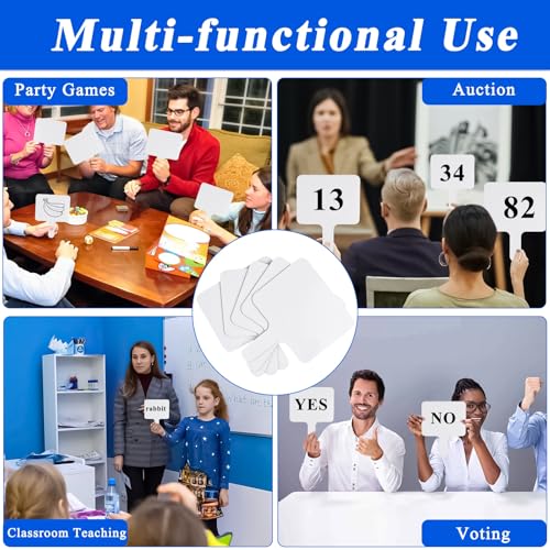 24 Pcs Dry Erase Answer Paddle (24 Count)
