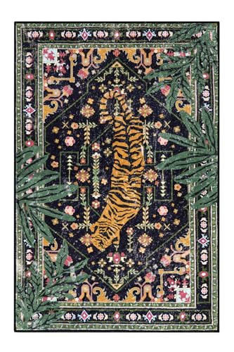 Oriental Tropical Washable Rugs (23.33 Sq Ft)