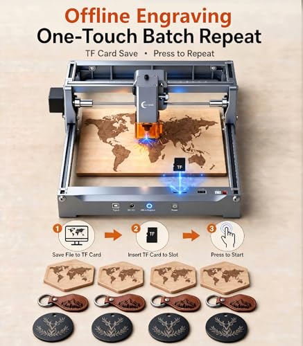 K15 Pro 7w Laser Engraving Machine with App Control