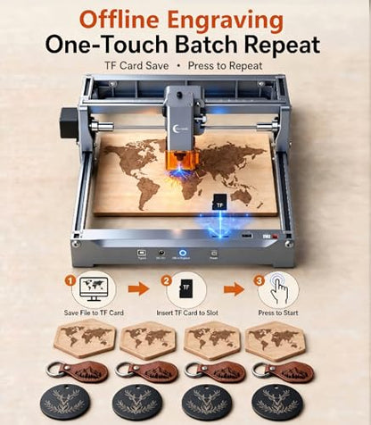 K15 Pro 7w Laser Engraving Machine with App Control