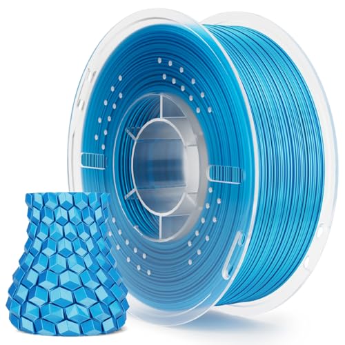 Silk PLA 3D Printer Filament 1.75mm Sky Blue 1KG (35.274 Ounce)