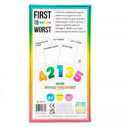 Party Game The Card Game About How Your Friends and Family Rank Things