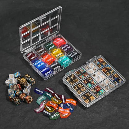 108PCS 12mm MTG Counter Dice +1
