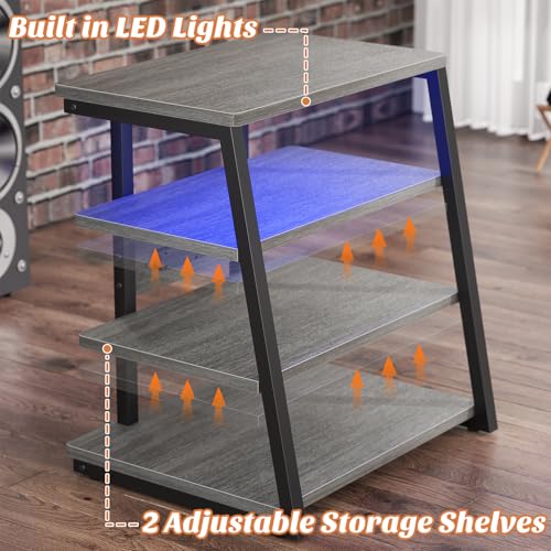 AV Media Stand with Outlets