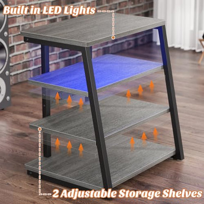 AV Media Stand with Outlets