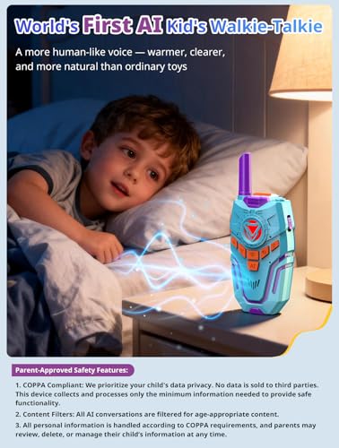 AI Walkie Talkies for Kids Rechargeable