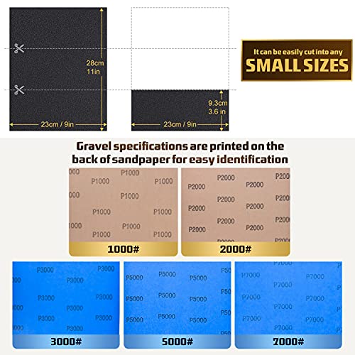 25PCS Sandpaper (25 Count)