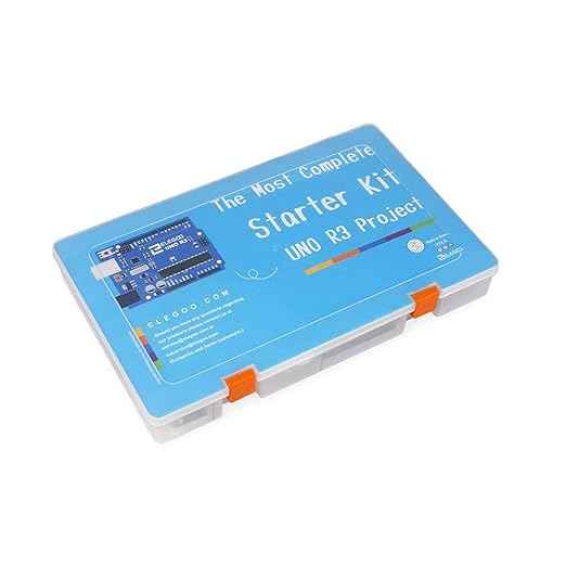 ELEGOO UNO R3 Project Most Complete Starter Kit Upgraded 37 in 1 Sensor Modules Kit 120pcs Multicolored Dupont Wire