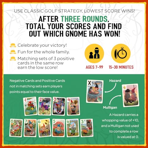 Gnoming A Round Family Golf Style Card Game