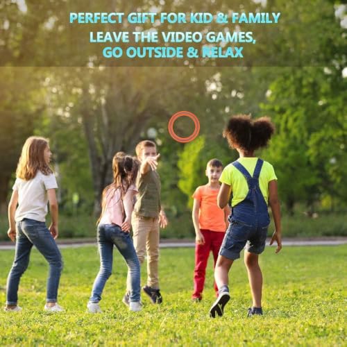 Flying Ring Disc for Age 4+ Kids Adults Beach Pool Toys (3 Count)