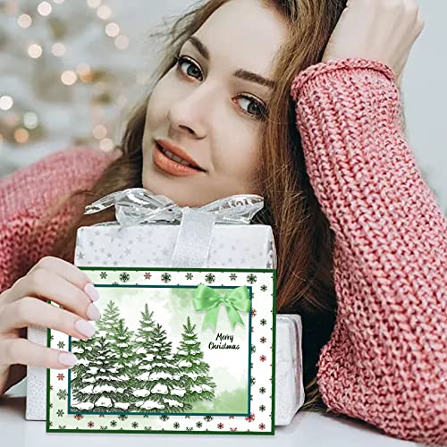 9 Sheets Different Style Winter Christmas Clear Stamps Silicone Transparent Stamps for Card Making Decoration and DIY Scrapbooking