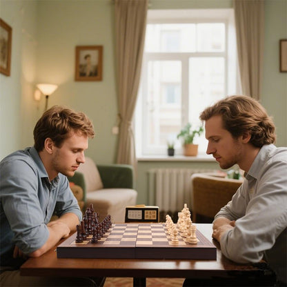 Magnetic 15" Wooden Chess Set