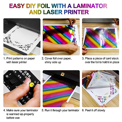18PCS Transfer Foil Paper Bundle for Foil Quill (18 Count)