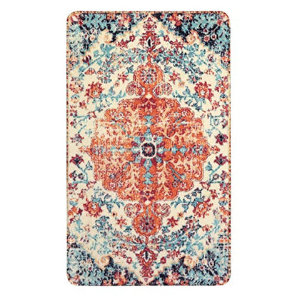 Reine Bohemian Floral Medallion Area Rug