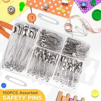 160Pcs Safety Pins (150 Count)